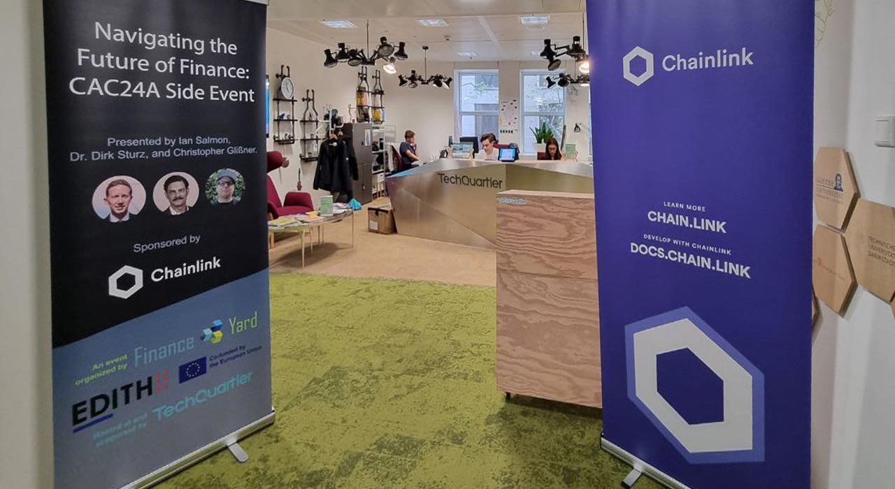 Frankfurt blockchain meetup - CAC - Crypto Assets Conference 2024 pre-event - Chainlink Frankfurt panel - FY - Finance Yard