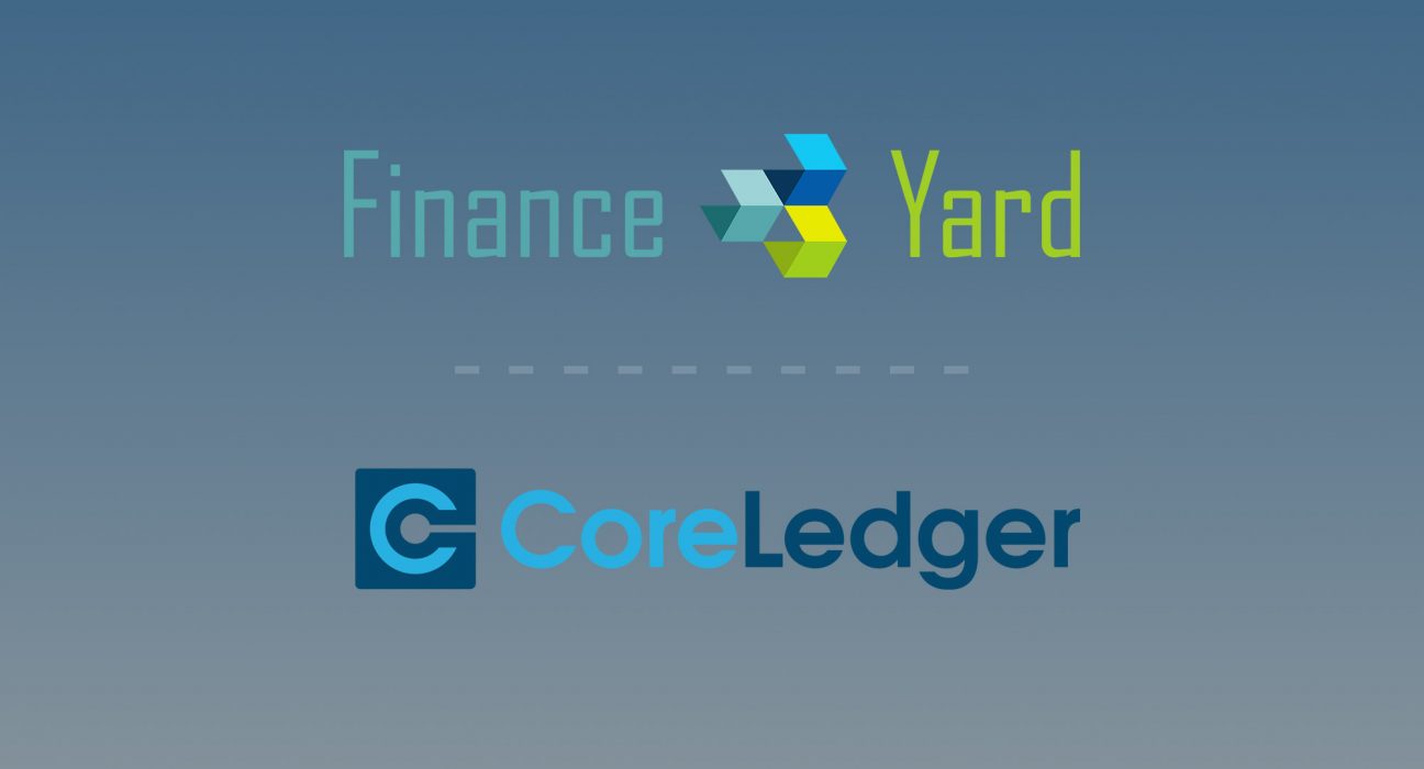 CoreLedger and Finance Yard announcement - partner for tokenization of assets - software development provider